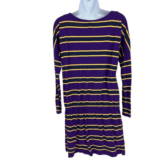 Ralph Lauren Striped Long-Sleeve Tunic Dress With Adjustable Waist Tie Size XL - Picture 7 of 12